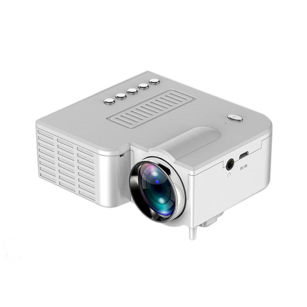 Projector Usb Mini Home Media Player Can Be Connected Directly To The Phone White Projectors