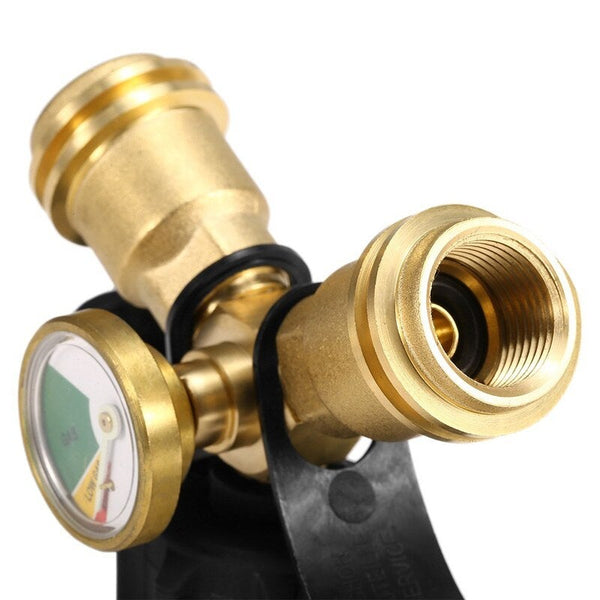Propane Tank Y Splitter Adapter 03 Barbecue Tools