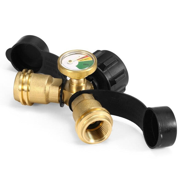 Propane Tank Y Splitter Adapter 03 Barbecue Tools