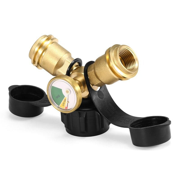 Propane Tank Y Splitter Adapter 03 Barbecue Tools
