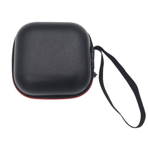 Protective Case Cover Portable Wireless Earphones Storage Bag Eva Leather Compatible With Beats Powerbeats 2019 Black