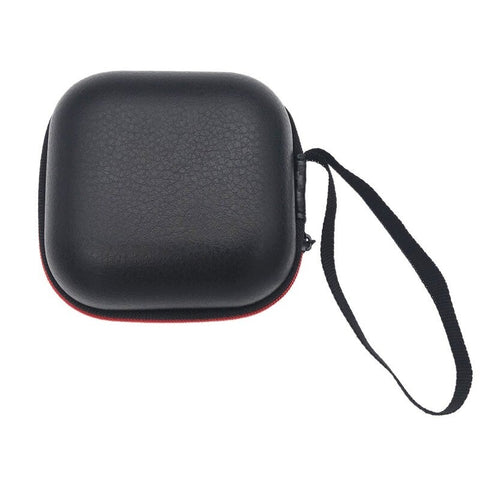 Protective Case Cover Portable Wireless Earphones Storage Bag Eva Leather Compatible With Beats Powerbeats 2019 Black Earbud Cases