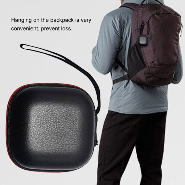 Protective Case Cover Portable Wireless Earphones Storage Bag Eva Leather Compatible With Beats Powerbeats 2019 Black Earbud Cases