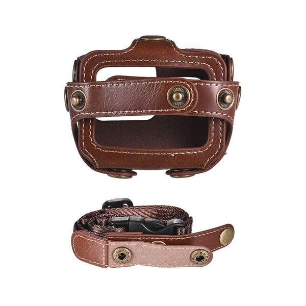 Protective Case For Gopro Hero 6 5 Action Camera Pu Leather Shell Cover Bag Khaki Camera Cases Bags & Covers