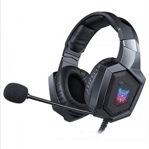 Ps4 Headset Casque Wired Pc Gamer Stereo Gaming Headphones With Microphone Led Lights Black