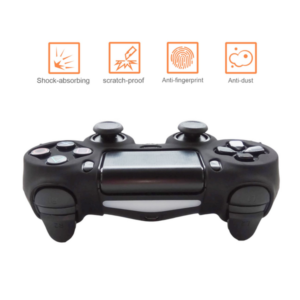 Ps4 Pro Handle Silicone Slim Rubber Wireless Protection Sleeve