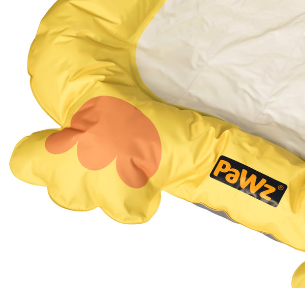 Pawz Pet Cooling Mat Dog Cat Human Size Yellow Dog Snuffle Mats