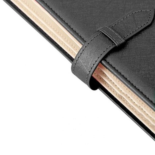 Veile Studios Pu Leather Earring Jewelry Book Storage Box Black Jewellery Holders & Organisers