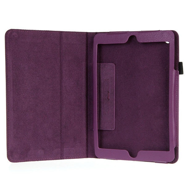 Pu Leather Magnetic Smart Case Skin Cover Stand For Apple Ipad Mini Purple