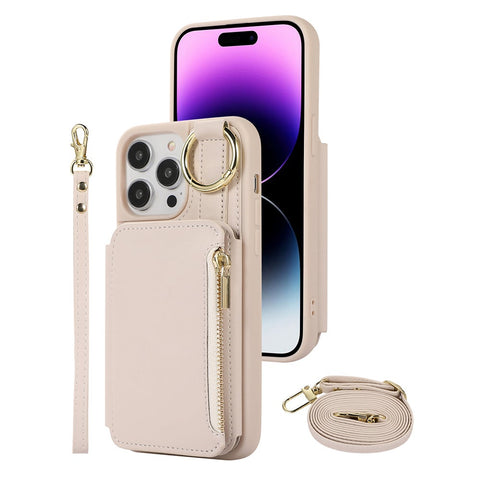 Pu Leather Phone Case Crossbody Cover Wallet Purse With Rfid Blocking Card Cases Covers & Skins