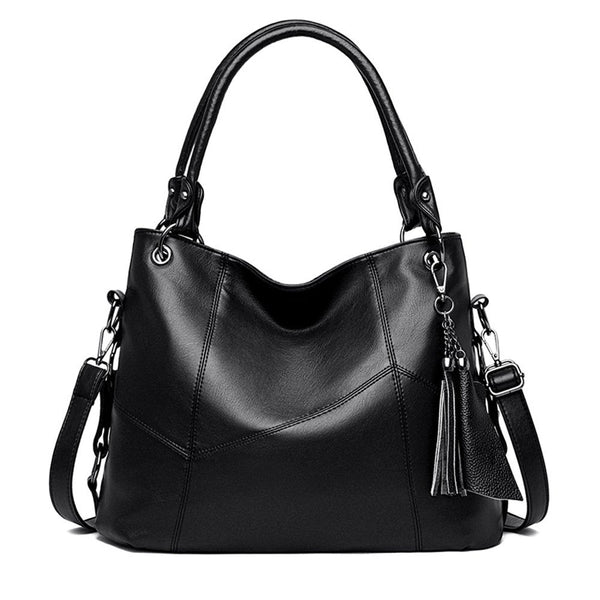 Pu Leather Shoulder Bags Tassel Large Capacity Handbags Women For Women's Bags & Handbags