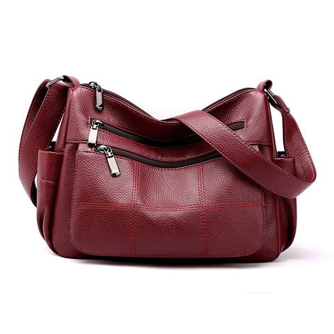 Pu Leather Shoulder Crossbody Bags For Women Multiple Pockets Purses And Handbags