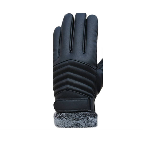 Pu Leather Winter Warm Windproof For Skiing Bicycling Hiking Gloves
