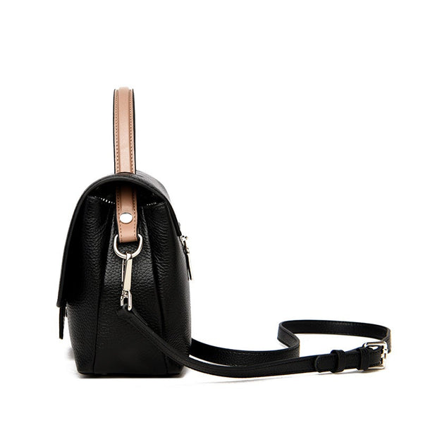 Pu Leather Women Crossbody Bag Summer Small Handbags Vintage Shoulder Black