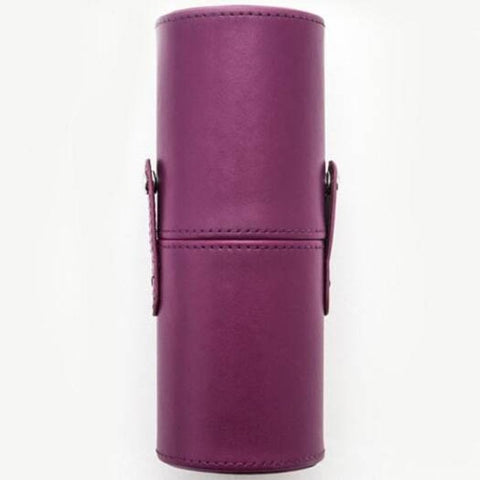 Pu Makeup Brush Storage Bucket Dark Orchid Makeup Bags & Cases