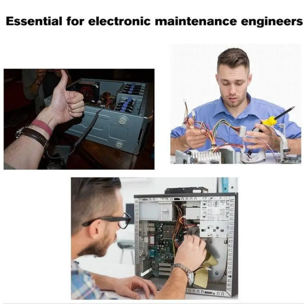 Pu Anti Static Wrist Strap Band Wine Red Other Electronics