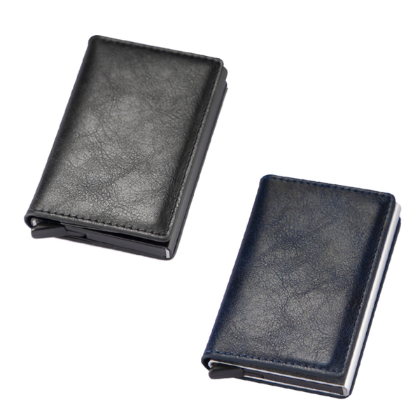 Pu Leather Credit Card Holder Mens Money Cash Wallet Clip Rfid Blocking Purse Wallets