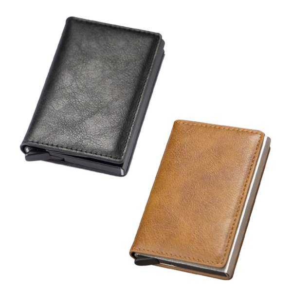 Pu Leather Credit Card Holder Mens Money Cash Wallet Clip Rfid Blocking Purse Wallets