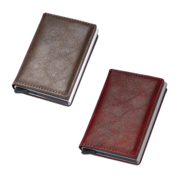 Pu Leather Credit Card Holder Mens Money Cash Wallet Clip Rfid Blocking Purse Wallets