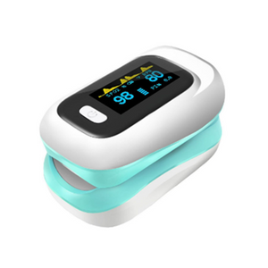 Pulse Oximeter Fingertip Oxygen Saturation Monitor With Heart Rate Detection Health Tester Clip Green