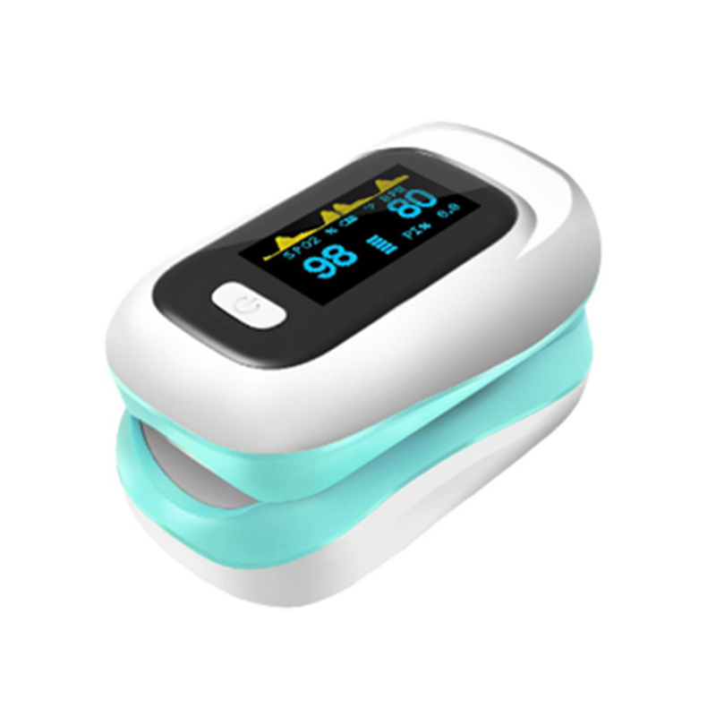 Oximeters Pulse Oximeter Fingertip Oxygen Saturation Monitor With Heart Rate Detection Health Tester Clip Green