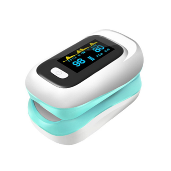 Oximeters Pulse Oximeter Fingertip Oxygen Saturation Monitor With Heart Rate Detection Health Tester Clip Green