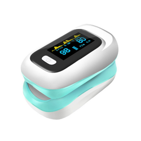 Oximeters Pulse Oximeter Fingertip Oxygen Saturation Monitor With Heart Rate Detection Health Tester Clip Green