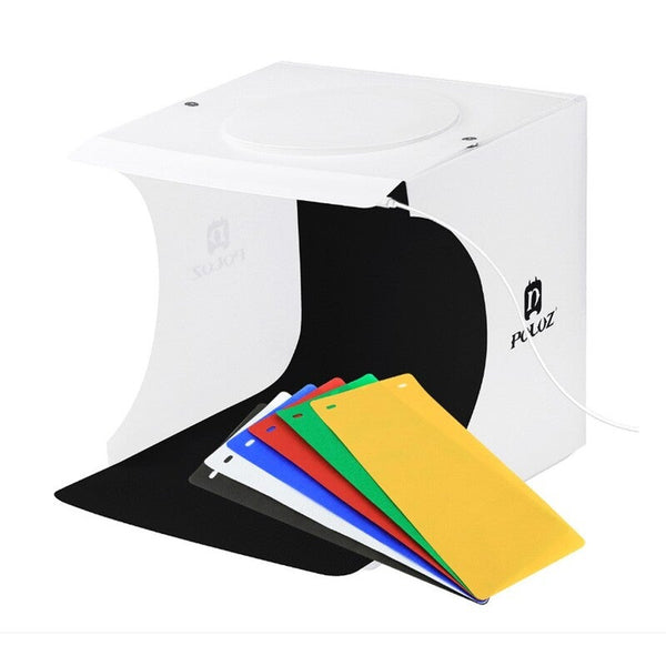 Mini 40Pcs Led Photography Lighting Softbox 2 Softboxes & Diffusers