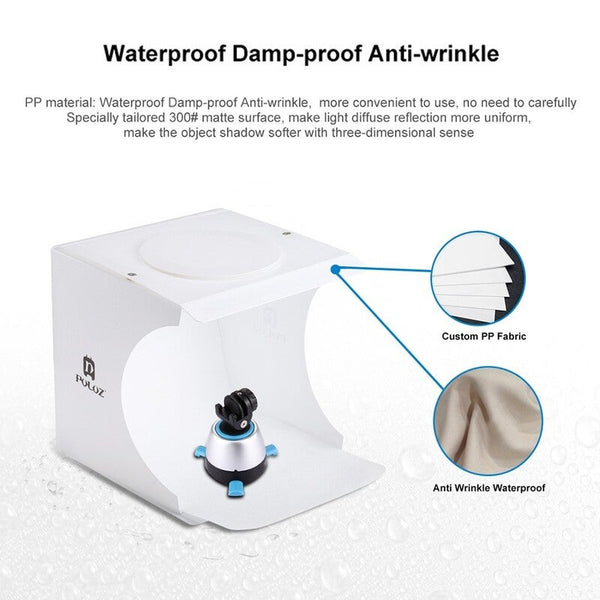 Mini 40Pcs Led Photography Lighting Softbox 2 Softboxes & Diffusers