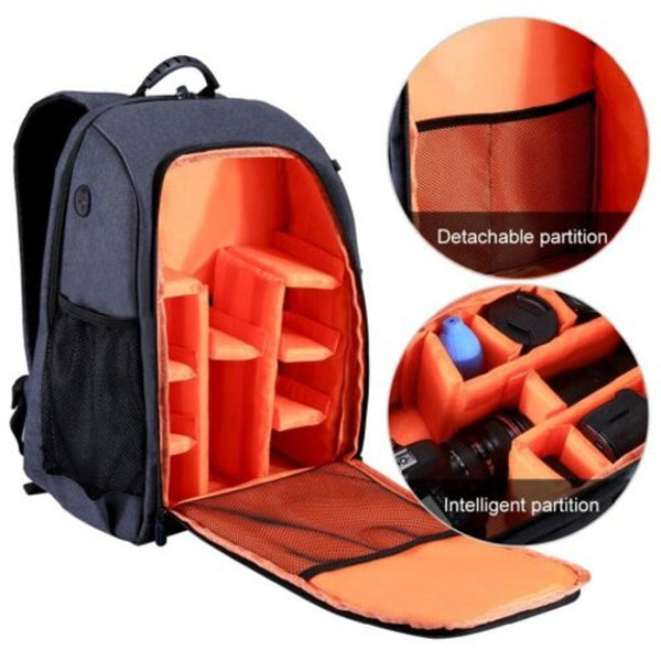 Outdoor Portable Waterproof Dual Shoulders Backpack Camera Bag