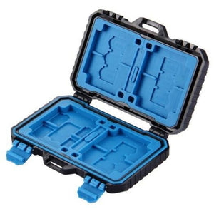 Water Resistant Micro Sd Cf Tf Holder Stocker Storage Box Black