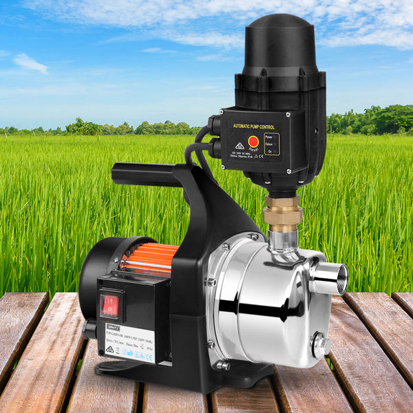 Giantz 1500W High Pressure Garden Water Pump With Auto Controller Water Pumps & Pressure Tanks