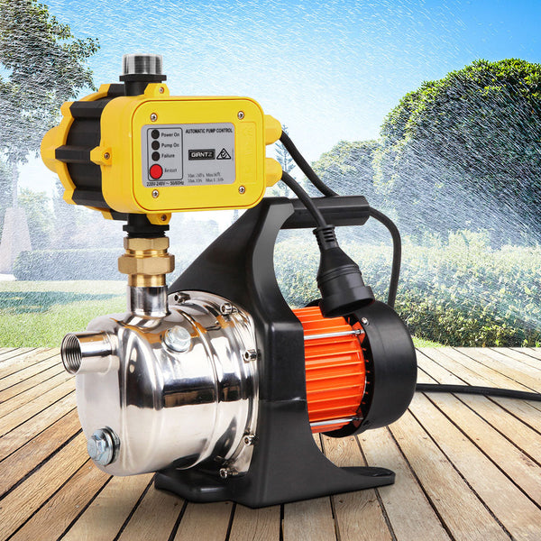 Giantz 1500W High Pressure Garden Water Pump With Auto Controller Water Pumps & Pressure Tanks