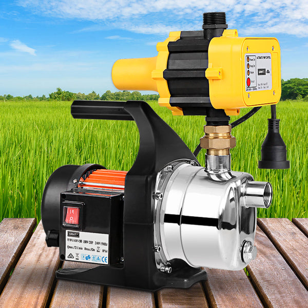 Giantz 1500W High Pressure Garden Water Pump With Auto Controller Water Pumps & Pressure Tanks