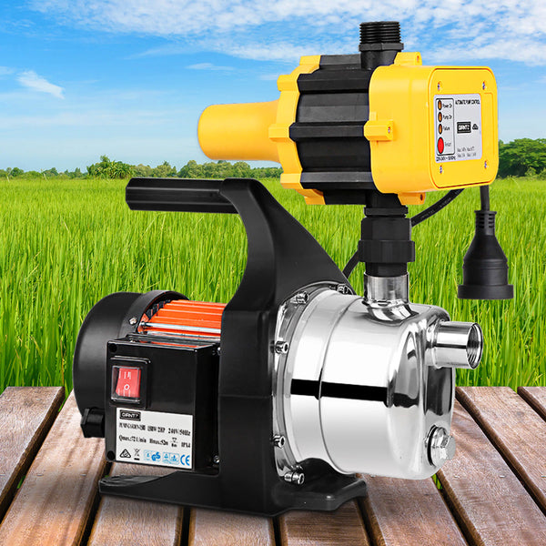 Giantz 800W High Pressure Garden Water Pump With Auto Controller Water Pumps & Pressure Tanks