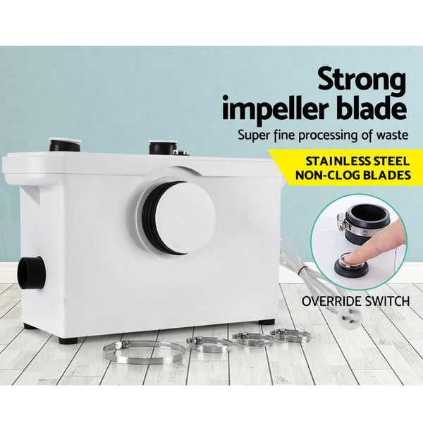 Boat Plumbing Giantz Macerator Sewerage Pump Waste Water Marine Toilet Disposal Unit Laundry Basement