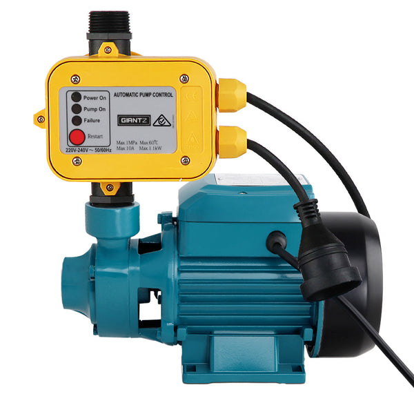 Giantz Peripheral Pump Auto Controller Clean Water Garden Farm Rain Irrigation Water Pumps & Pressure Tanks