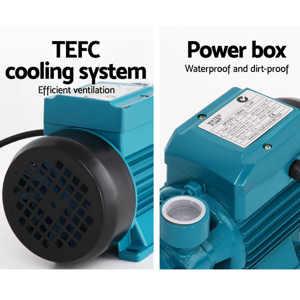 Giantz Peripheral Pump Auto Controller Clean Water Garden Farm Rain Irrigation Water Pumps & Pressure Tanks