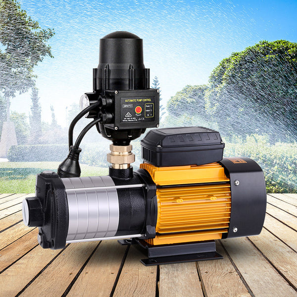 Giantz 2500W Multi Stage Water Pump Pressure Rain Tank Farm House Irrigation Water Pumps & Pressure Tanks