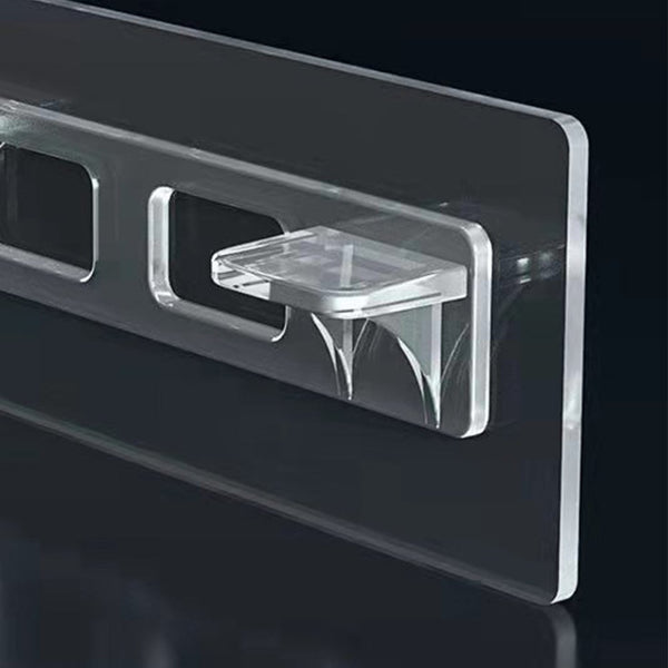 Punch Free Shelf Support Hooks Adhesive Bracket Kitchen Pegs Hooks & Hangers