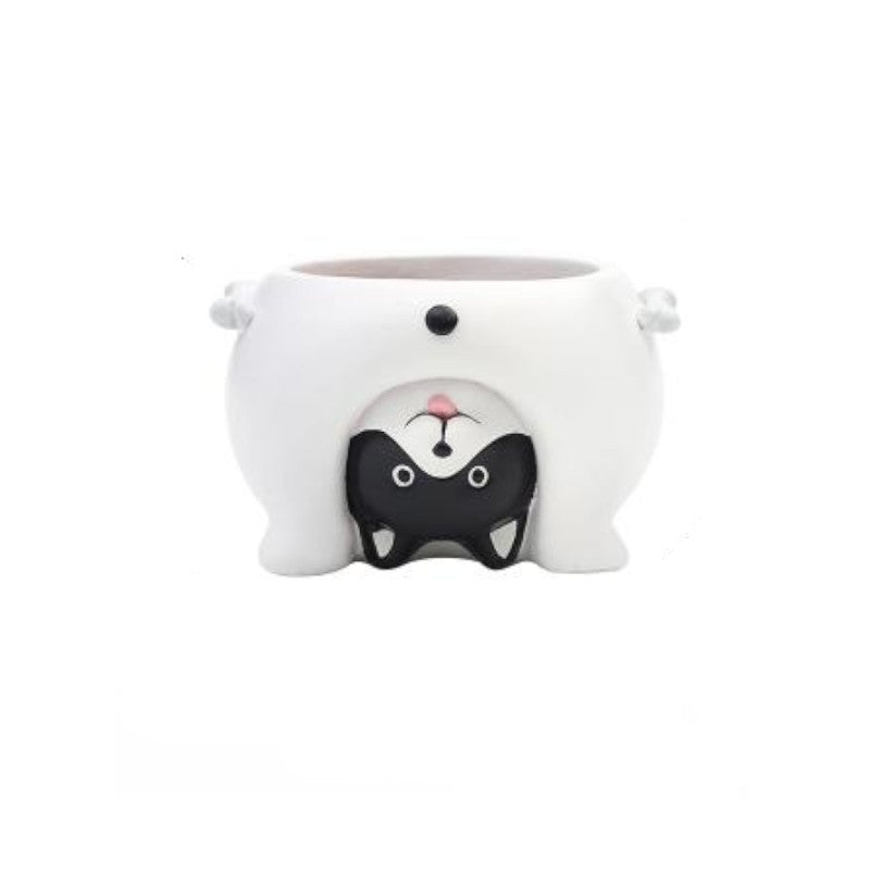 Mini Novelty Animal Succulent Plant Pots Baskets Pots Window Boxes