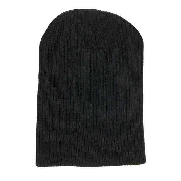 Pure Color Striped Warm Knitting Wool Beanie Outdoor Riding Unisex Knitted Hat Black Beanies
