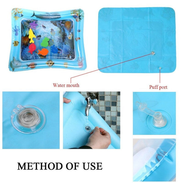 Pvc Inflatable Little One Water Mat Fun Activity Play Center For Children Infants Exquisite Cushion Playmats & Jigsaw Mats