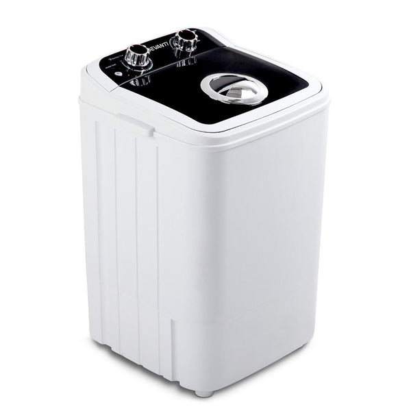 Devanti 4.6Kg Mini Portable Washing Machine Black Washing Machines