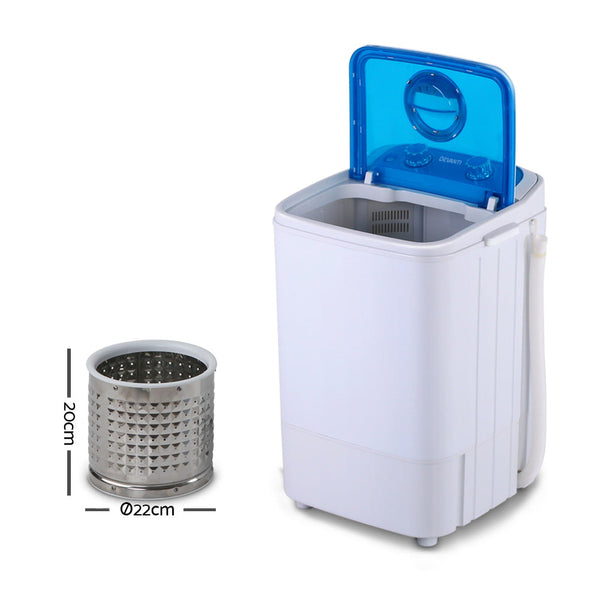 Devanti 4.6Kg Mini Portable Washing Machine Washing Machines