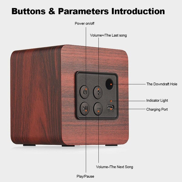 Q1 Mini Bluetooth Red Audio Docks & Mini Speakers
