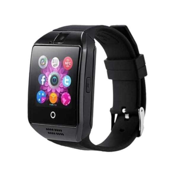 Q18 Bluetooth Smart Watch Men Wrist Watches Touch Screen Big Battery Support Tf Sim Card Smartwatch Black Smart Watches