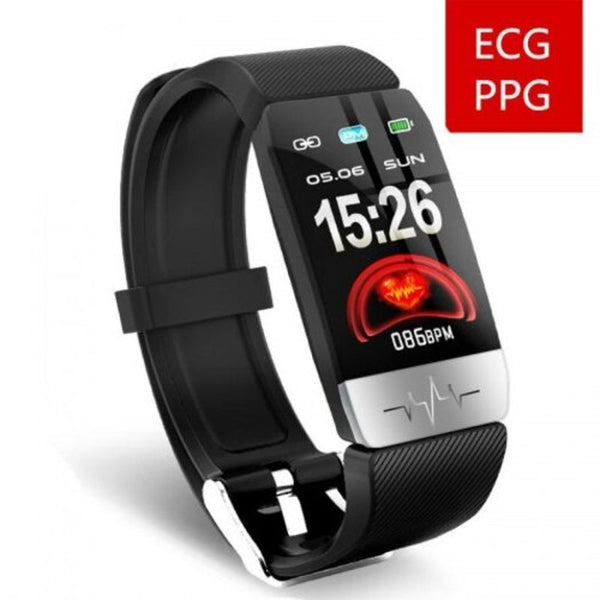 Ecg Ppg Smart Watch Fitness Tracker Waterproof Heart Rate Monitor Smart Watches