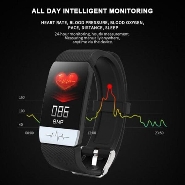 Ecg Ppg Smart Watch Fitness Tracker Waterproof Heart Rate Monitor