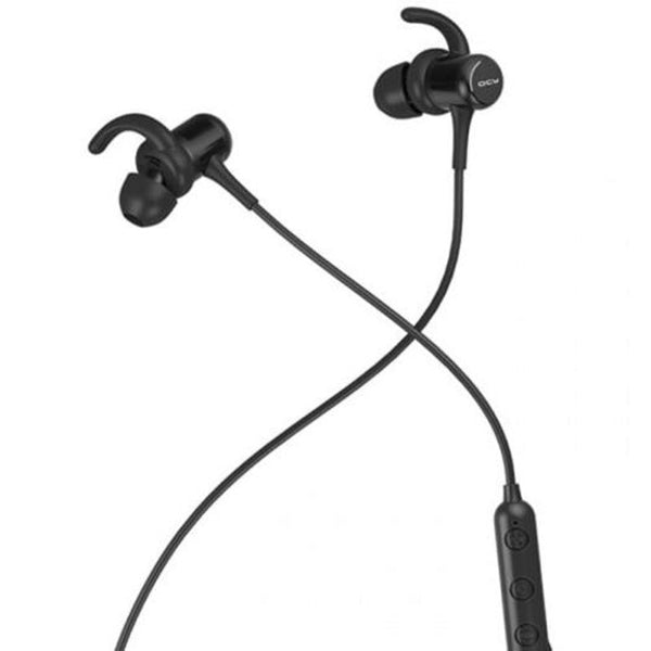 Qcy M1c Bes Magnetic Bluetooth Earphones Stereo Sports Black Earbuds